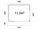 Palmako Andrea 11,2 m2 Slide