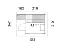 Palmako Sanna 4,1 m2