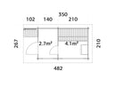 Palmako Sanna 6,8 m2