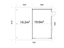 Palmako Roger 19,0+16,2 m2 kit