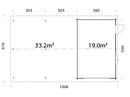 Palmako Roger 19,0+33,2 m2 kit