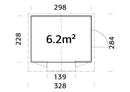Palmako Marian 6,2 m2 - Klappbarer Marktstand