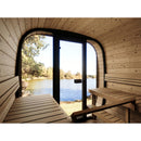 Fjordholz Fass-Sauna Modell Icon 220 Thermo mit Glasfront