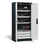 C+P Akkuladeschrank Serie 89, H1950xB930xT500mm