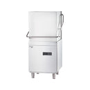Stalgast Aqua H3 hood-type dishwasher including rinse aid and detergent dosing pump, 400V, 6.8 kW