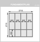Karibu Gartensauna "Saunahaus Cuben mit Vorraum" 5 Personen Natur ohne Ofen