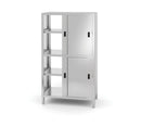 Hendi pass-through cabinet with partition and sliding doors