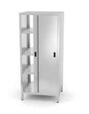 Hendi pass-through cabinet with sliding doors
