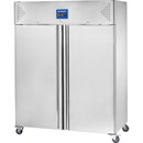 Stalgast Starline double-door refrigerator with wheels, GN 2/1, 1480x830x2010 mm (WxDxH), 1300 L