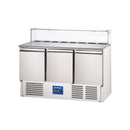 Stalgast Starline pizza table with glass cover, 3-door, GN 1/1, capacity 8x GN 1/6