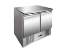 Stalgast 2-türiger Tiefkühl-Arbeitstisch GN1/1 mit statischer Kühlung, 943x700x850 mm, 201 Liter