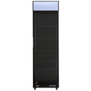 Stalgast Glastür-Kühlschrank mit Werbedisplay, eine Flügeltür, 577x605x1978 (BxTxH)
