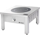 Stalgast stainless steel induction hob, 1 cooking plate, 8 kW, 600x600x380 mm (WxDxH)