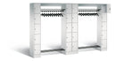 C+P Offene Garderobe, H1950xB2840xT480mm