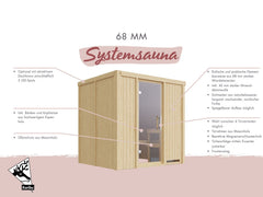 Karibu Sauna Irava 3 - ohne Ofen – Vorschau 9