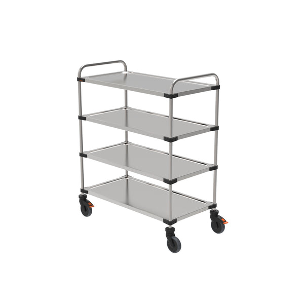 Rieber serving trolley 1050 - 4 shelves mounted