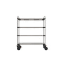 Rieber serving trolley 1050 - 4 shelves mounted