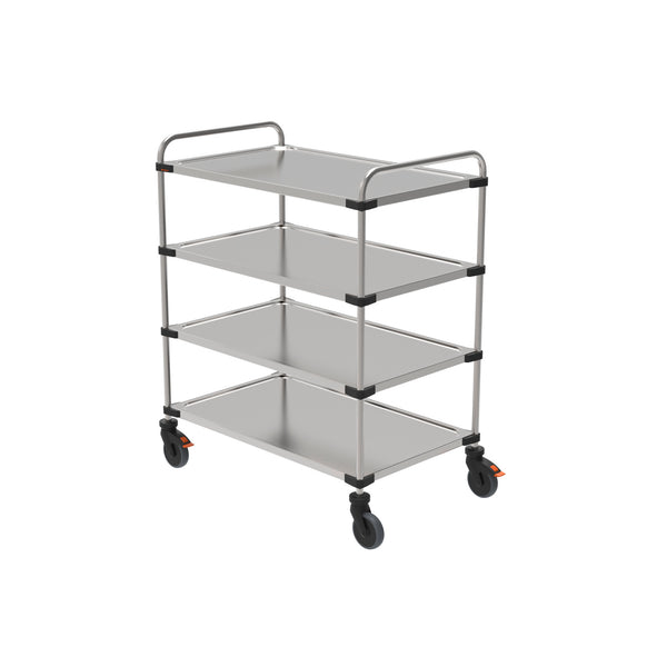 Rieber serving trolley 1060 - 4 shelves mounted