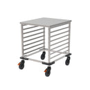 Rieber GN shelf trolley 2/1 low - corner bumpers