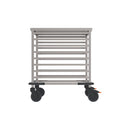 Rieber GN shelf trolley 2/1 low - corner bumpers