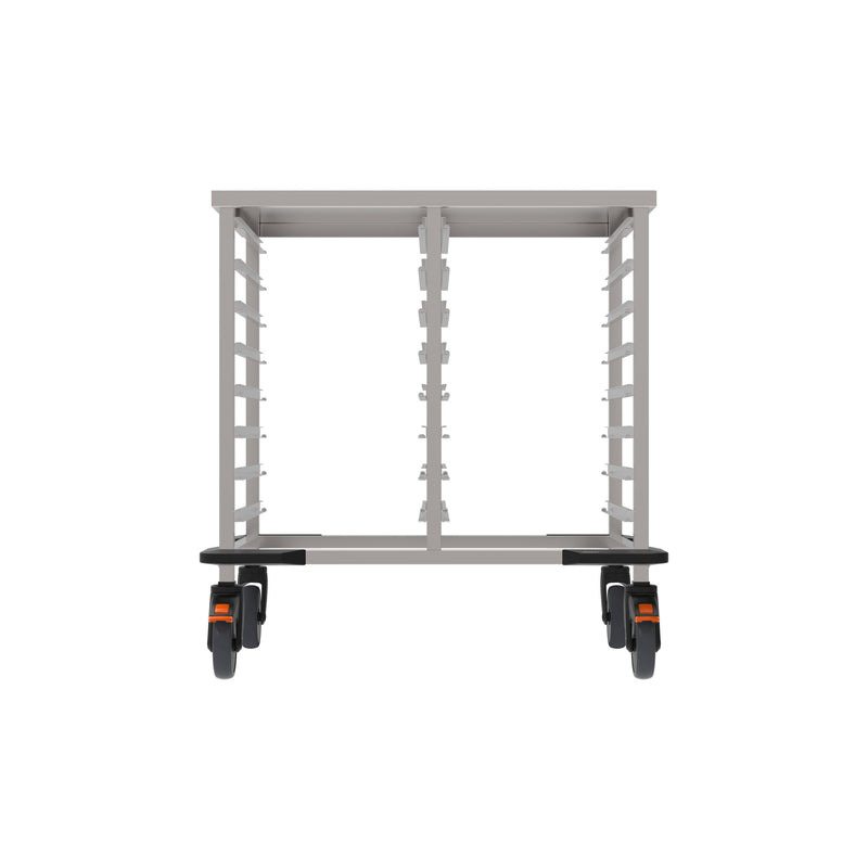 Chariot à étagères GN Rieber 2x1/1 bas. - pare-chocs d'angle