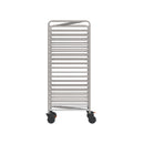 Rieber space-saving shelf trolley 2/1 - with deflector