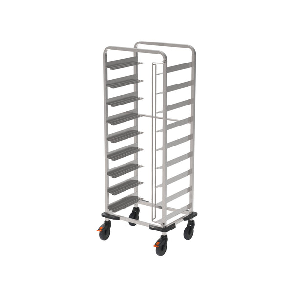 Rieber shelf trolley for K|POT® 1/1 - corner bumpers