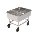Rieber potato/vegetable trolley stainless steel - 90L