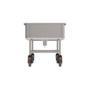 Rieber potato/vegetable trolley stainless steel - 90L