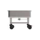 Rieber potato/vegetable trolley stainless steel - 90L