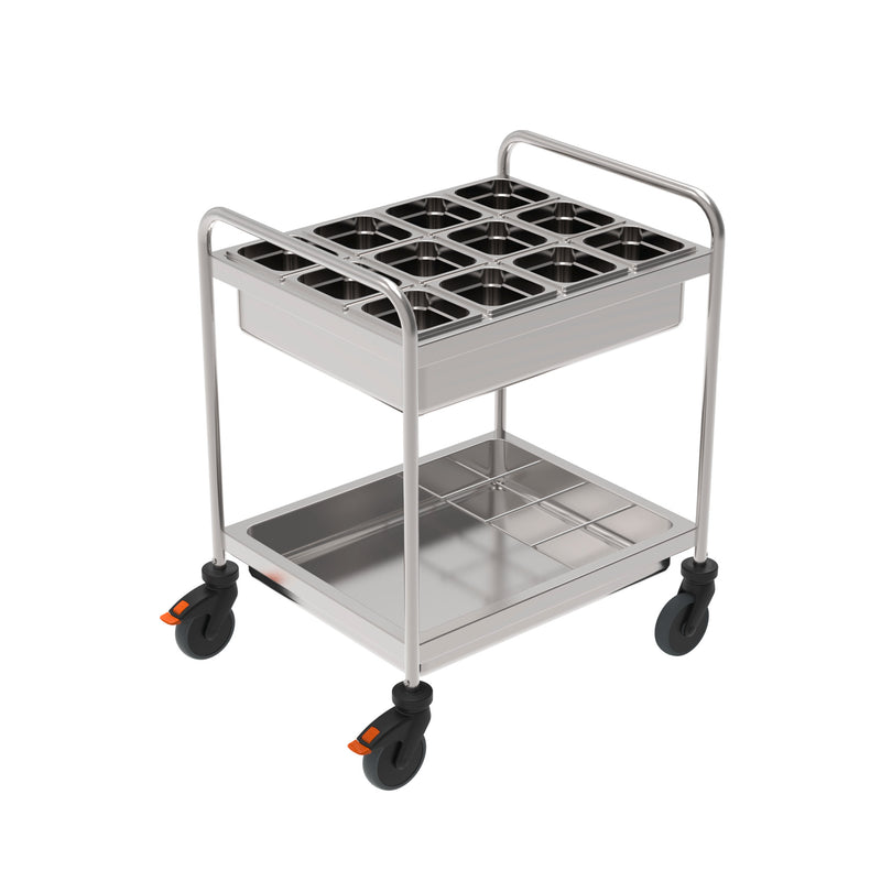 Rieber spice trolley 2 tubs