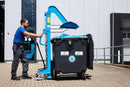 HanseLifter Müllpresse für 800 und 1100 l Müllbehälter, LiftPress LP1100 + Hochhubwagen SDJ1016