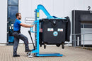 HanseLifter Müllpresse für 800 und 1100 l Müllbehälter, LiftPress LP1100 + Hochhubwagen SDJ1016