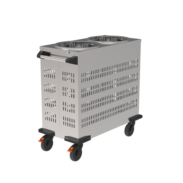 Rieber tube stacker 2x - with ventilation slots