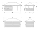 Palmako Bianca 16,6 m2 Set 207 Slide