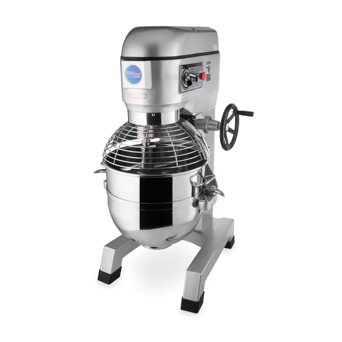 MAXIMA Gastro Planetenmischer - 60 l - Bis 30 kg Teig - 3 Geschwindigkeit