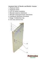 Palmako Andre 44,7 m2 ohne Tor