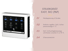 Karibu Sauna Irava 1 - inkl. 3,6 kW Bioofen ext. Steuerung – Vorschau 6