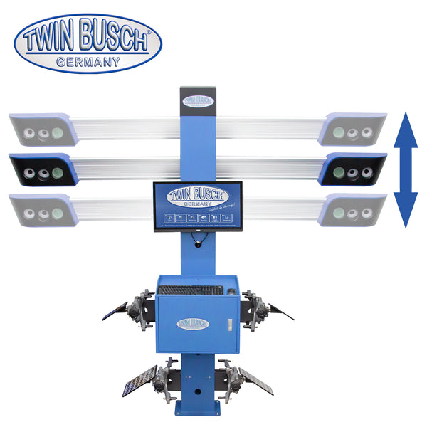 Twinbusch PROFI 3D-Achsvermessungssystem (4-Hochgeschwindigkeitskamerasystem)