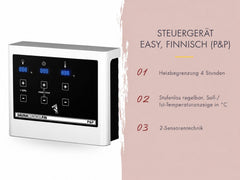 Karibu Sauna Irava 3 inkl. 3,6 kW Ofen ext. Steuerung – Vorschau 5