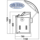 Twinbusch Reifenwuchtmaschine für LLKW und LKW - TWF-50T
