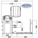 Twinbusch Reifenwuchtmaschine für LLKW und LKW - TWF-50T