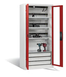 C+P Akkuladeschrank Serie 89, H1950xB930xT500mm