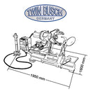 Twinbusch LKW-Reifenmontagemaschine 14“ (356 mm) - 26“ (661 mm)