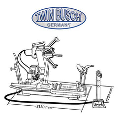 Twinbusch truck tire mounting machine 14" (356 mm) - 42" (1067 mm) – Vorschau 6