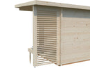 Palmako Sauna Sanna 4,1 m² aus Holz, 44 mm