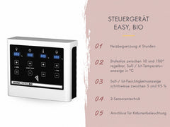 Karibu Saunahaus Angkor 2, 38 mm naturbelassen -inkl. 9 kW Bioofen ext. Steuerung- – Vorschau 5