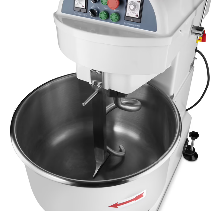 MAXIMA Gastro Teigmischer - 130 l - 80 kg Teig - 2 Geschwindigkeiten - 400 V