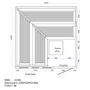 EAGO AWT E1243 XL rote Zeder 220x220 9kW EOS Cubo