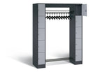 C+P Offene Garderobe, H1950xB1410xT480mm